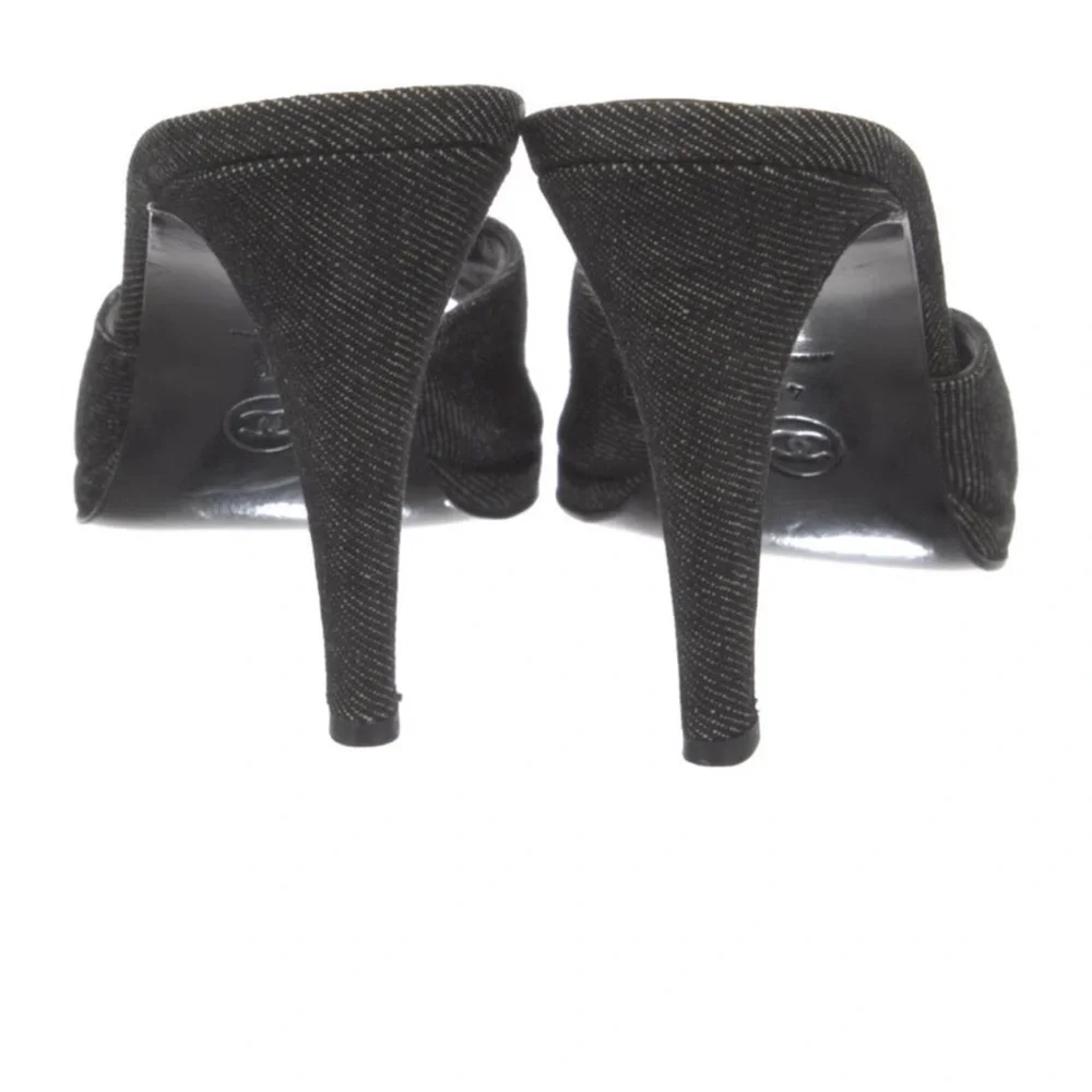 Vintage Chanel denim mules - Picture 2 of 4